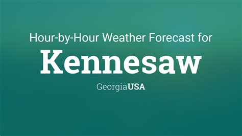 Kennesaw weather hourly. Things To Know About Kennesaw weather hourly. 